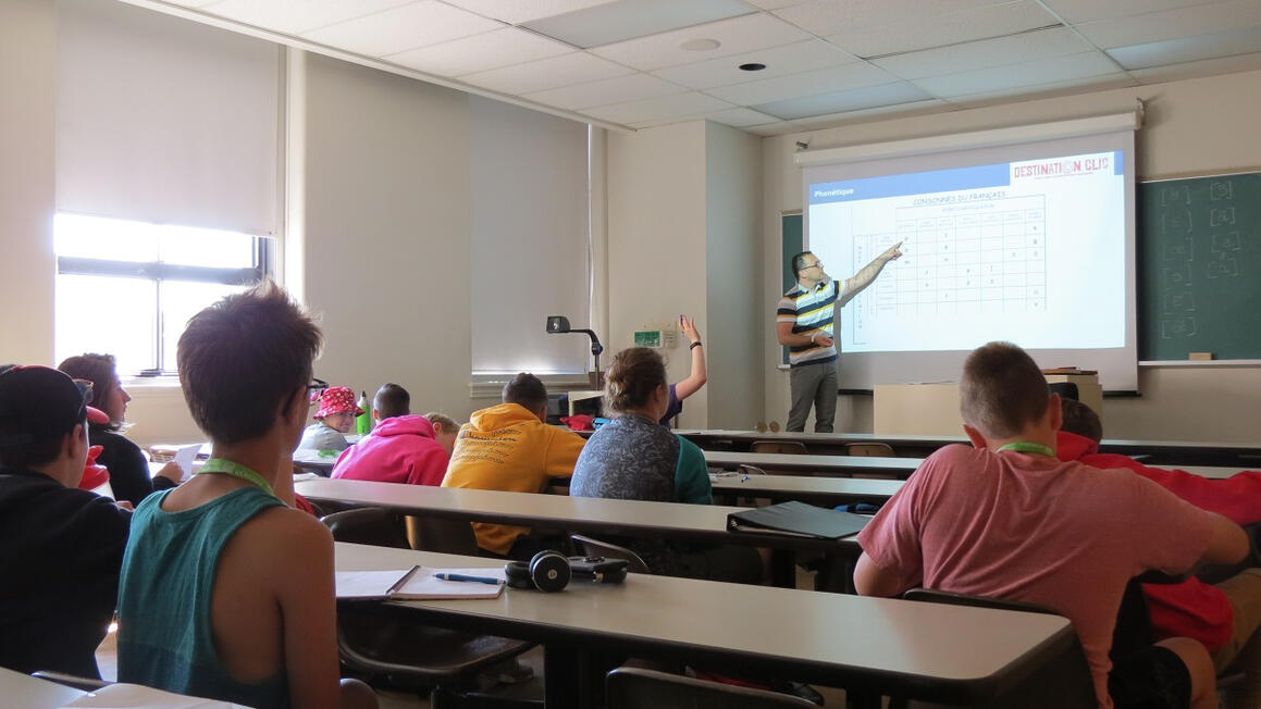 Summer Program "Destination CLIC 2018" for francophone students in Grades 8 and 9, University of Ottawa