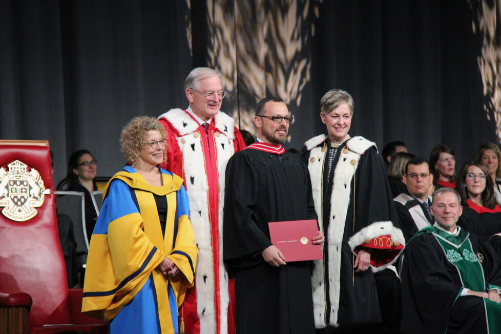PhD Convocation, University of Ottawa, with Shana Poplack